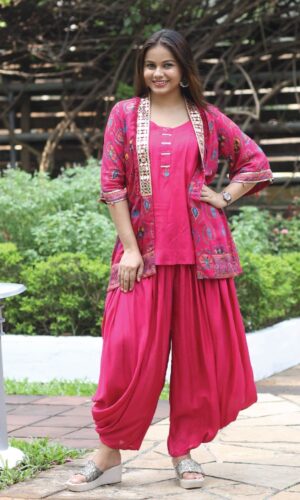 PINK MIRROR PATIALA PANTS Ethnic Wear