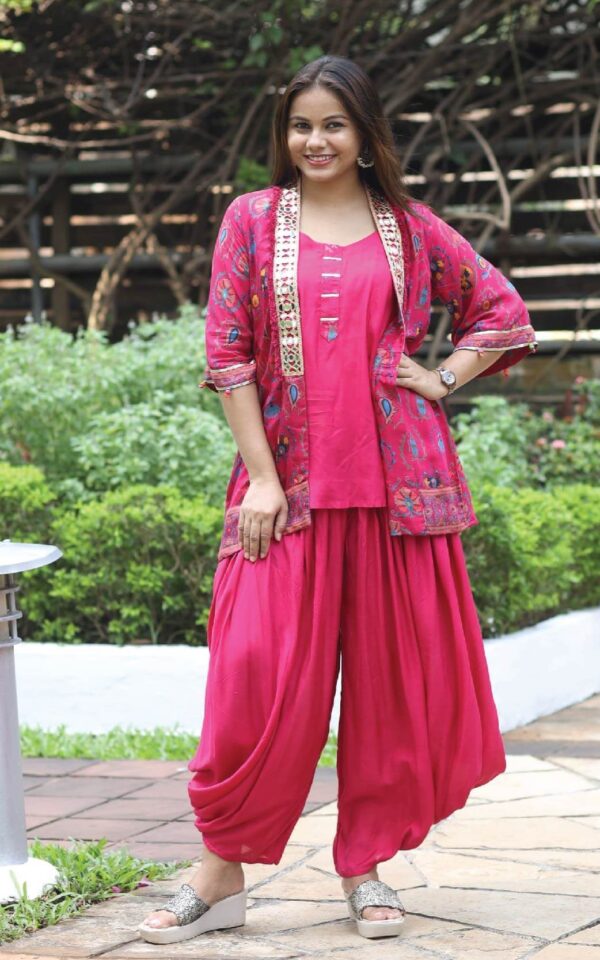 PINK MIRROR PATIALA PANTS Ethnic Wear