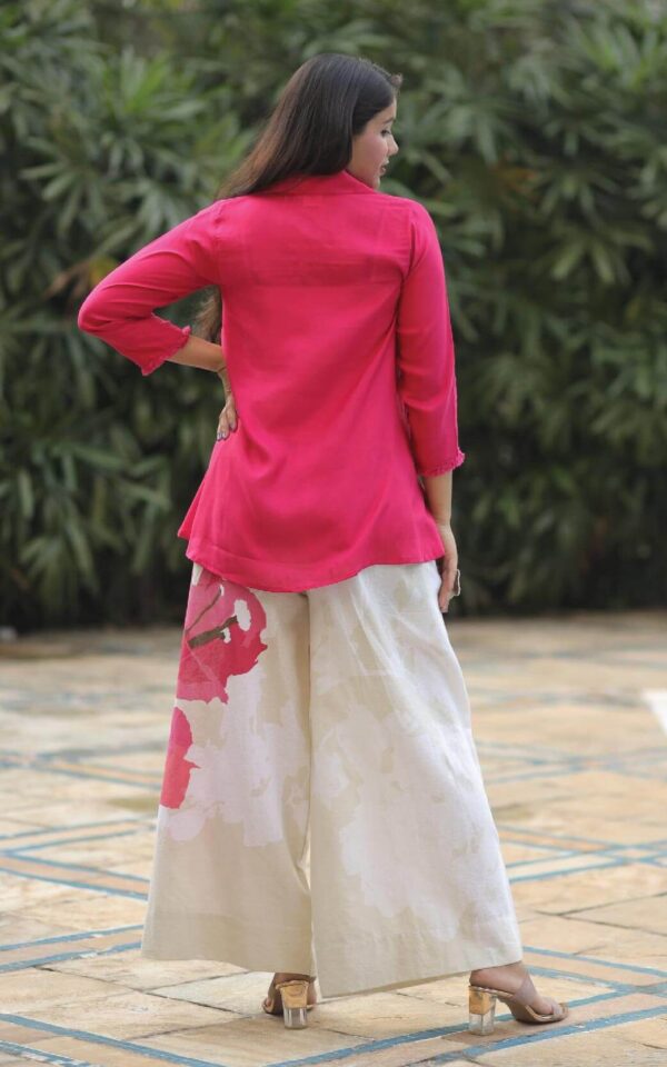 FL 2182 Hot Pink Rose - Image 2